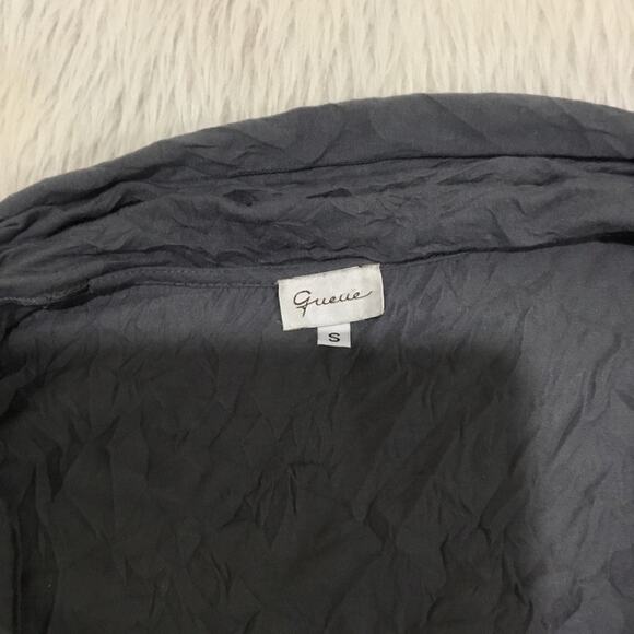 Gueue gray wrap knit top size small - Picture 3 of 5